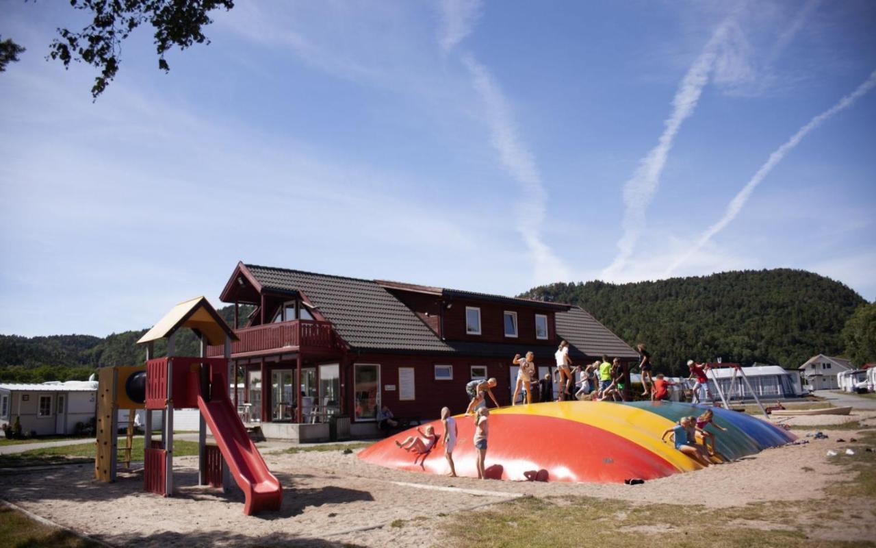 Solstrand Camping Hotel Vigeland Exterior photo