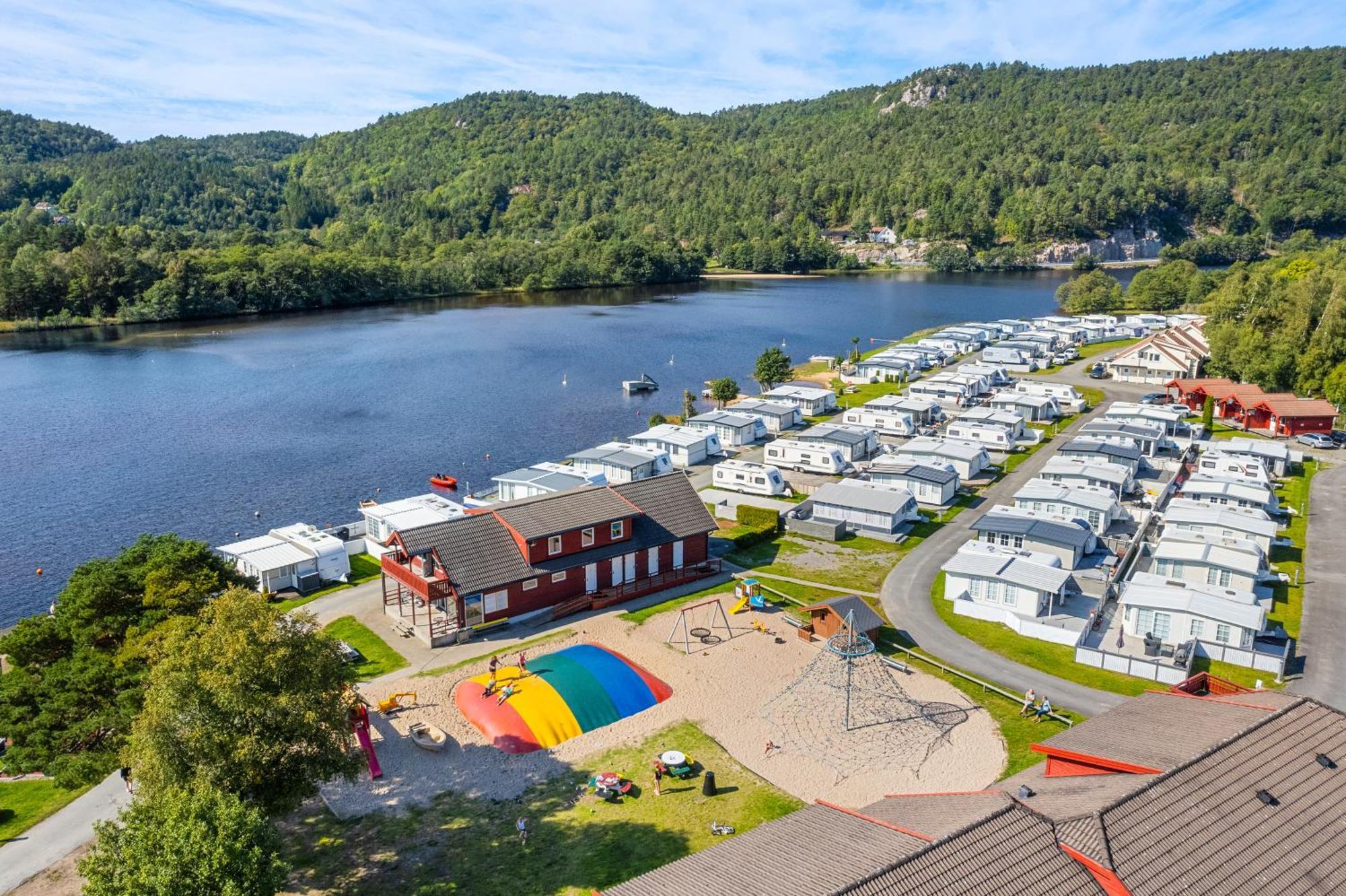 Solstrand Camping Hotel Vigeland Exterior photo